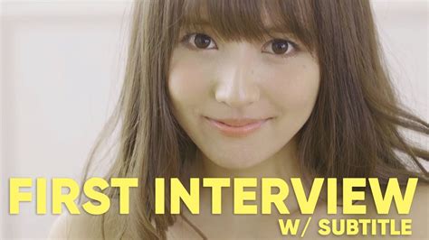 First Interview Part 1 : Yua Mikami from Idol to AV (English